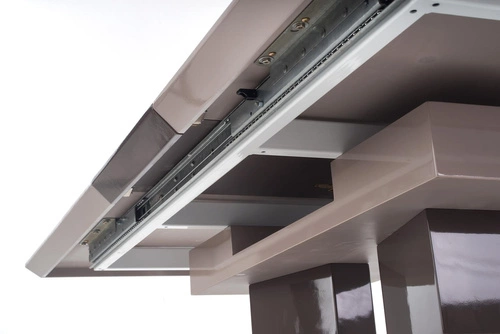 Rozkládací jídelní stůl Intesi Dorel moderní šedá MDF deska 160–200 cm