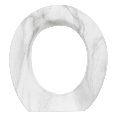 Dekorativní soška LOVE Atmosphera glamour bílý mramor do obýváku na komodu 60 cm