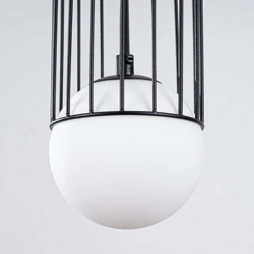 Moderní závěsné svítidlo BRINA 1 černé do obýváku a jídelny kovové 115 cm