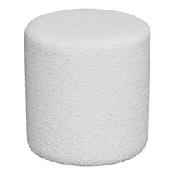 Taburet Ejby bouncle bílá