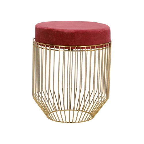 Pufa Cherrys Velvet bordó