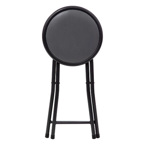 Skládací šedá stolička 5five simply smart moderní kovová do kuchyně a jídelny 45 cm