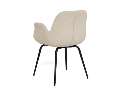 Židle Beth béžová čalouněná s područkami do jídelny a obýváku