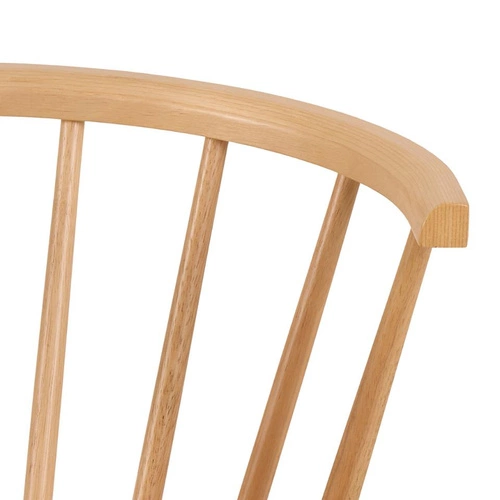 Dřevěná jídelní židle Ida Actona skandinávská s područkami přírodní