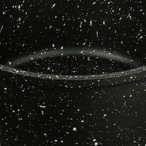 Kovaný hliníkový hrnec 28 cm černý