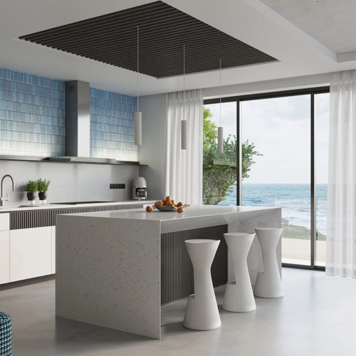 Stropní svítidlo KARBON 10 bílá moderní hliníková do obýváku a ložnice SOLLUX