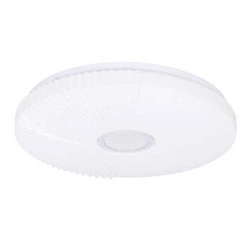 LED stropní svítidlo Sunny 38 cm bílé kulaté do obýváku, kuchyně a ložnice