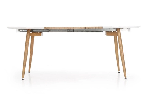 Rozkládací jídelní stůl Rebi skandinávský bílý dub san 160-200 cm Intesi