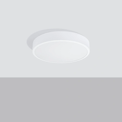 Stropní LED svítidlo ONYX 40 bílý kulatý moderní do obýváku a ložnice 3000K