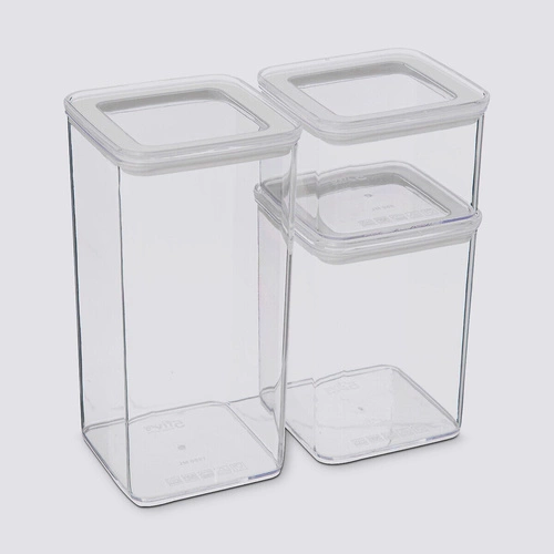 Sada 3 průhledných krabiček Eske