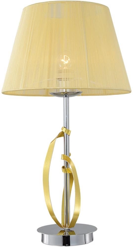Stolní lampa Diva 1x60W E27 chrom/zlato