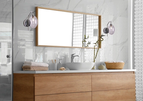 Nástěnné svítidlo moderní Lukka Ledea chrom sklo do obýváku a ložnice 25 cm