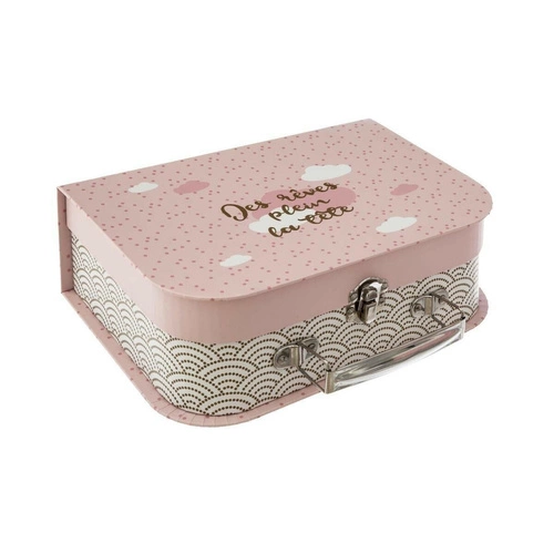 Sada 3 kufrů růžové barvy