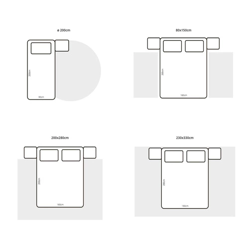 Moderní ručně tkaný vlněný koberec Kippen 250x350 obdélníkový vícebarevný do obývacího pokoje