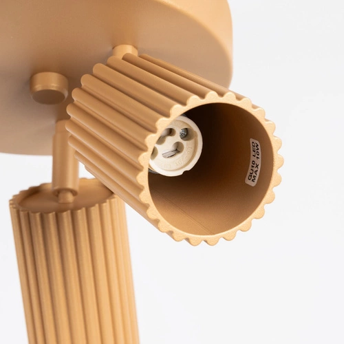 Stropní svítidlo zlaté KARBON 3P glamour s otočným stínidlem do obýváku a ložnice