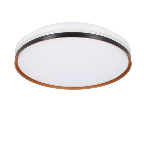 Stropní svítidlo Montana černá+bílá+zlatá 24W LED 40 cm bílý difuzér