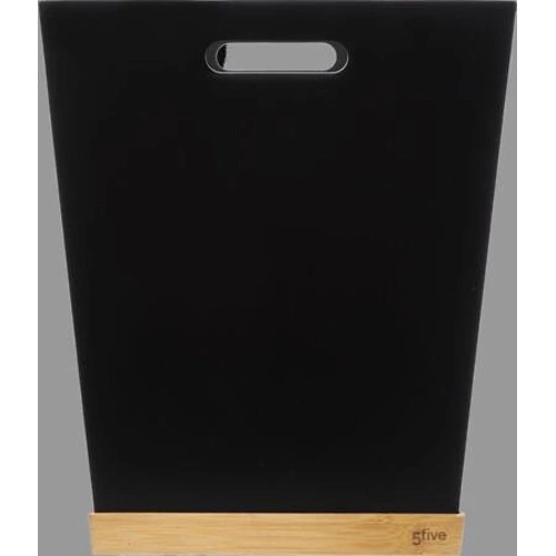 Koš na odpadky do kanceláře Bava bambusový černý moderní 27 cm 5five simply smart