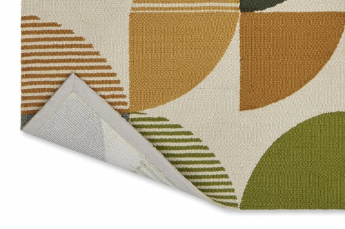 Venkovní moderní koberec Ottil Citrus 160x230 cm na terasu a zahradu geometrický snadno čistitelný