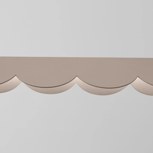 Závěsné LED svítidlo BISCUIT taupe nad stůl moderní do obýváku