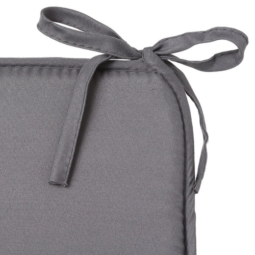 Oboustranný sedák na židli Atmosphera 39x39 cm tmavě šedý do jídelny a kuchyně