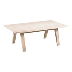 Dřevěný obdélníkový konferenční stolek A-Line Actona bělený moderní do obýváku 130x70 cm