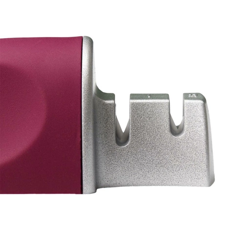 Intesi ocelový bílý brousek na kuchyňské nože oválný kompaktní