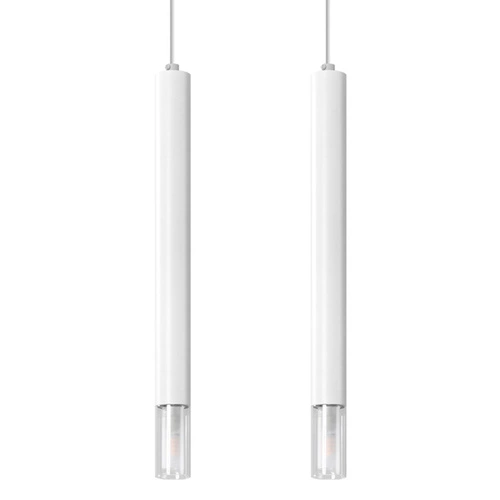 WEZYR 2 závěsná lampa bílá