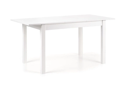 Rozkládací jídelní stůl Rocco Intesi bílý moderní pro 4–6 osob 118–158 cm