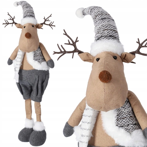 Plyšová šedá figurka soba 70 cm  