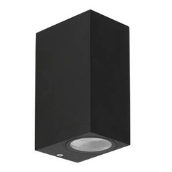 Venkovní nástěnné svítidlo Nerium zahradní svítidlo fasádní kostka dlouhá 92x15,2cm černá 2x35W GU10 IP44