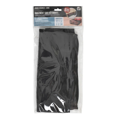 Organizér do zásuvky na podprsenku černý