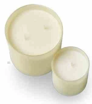 Velká dekorativní vonná sójová svíčka French Linen Cereria Molla do obývacího pokoje