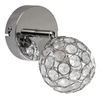 Nástěnná lampa Starlet 1x40W G9 chrom/průhledná