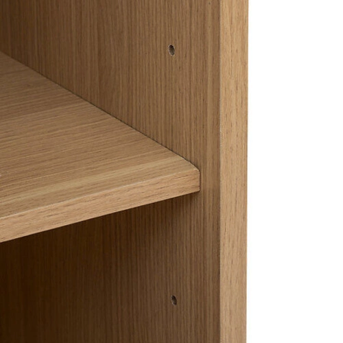 Koupelnová skříňka stojací Tasso 33 cm přírodní s policemi a rýhovanými dvířky 5five simply smart