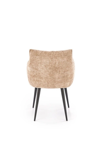 Čalouněná jídelní židle Arhiza béžová s područkami moderní skandinávský styl Intesi