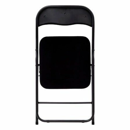 Skládací jídelní židle VIC černá kovová moderní do kuchyně a jídelny 5five simply smart