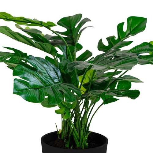 Umělá monstera 45 cm Intesi moderní umělá pokojová rostlina do obýváku a ložnice