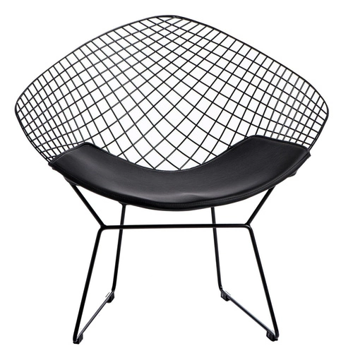 Židle Harry Arm černá/černá poduška