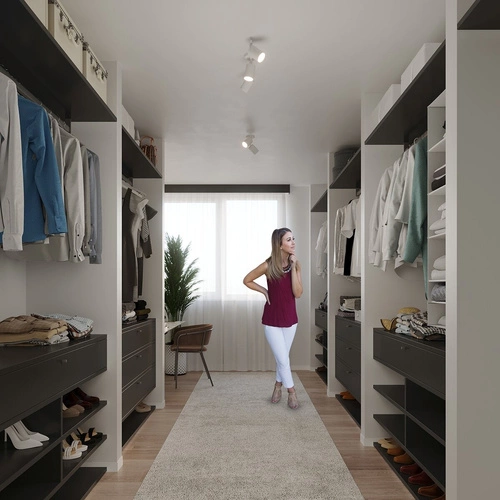 Stropní svítidlo LEMMI 3 bílé kovové minimalistické s nastavitelnými stínidly do obýváku