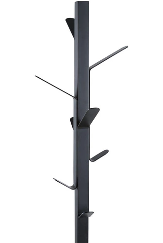 Stojanový věšák do předsíně Vinson černý kovový moderní Actona 181 cm