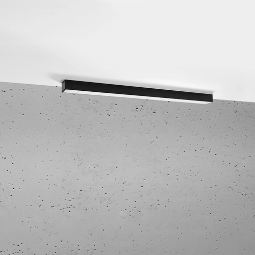 LED stropní svítidlo Pinne 90 černé moderní do obýváku, kuchyně a předsíně Thoro