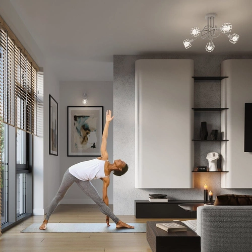 Moderní bílá kovová nástěnná lampa s otočným stínidlem do ložnice BELUCI 1 SOLLUX LIGHTING