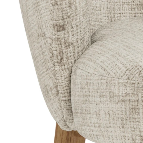 Židle Darlene béžová čalouněná skandinávská do jídelny Actona