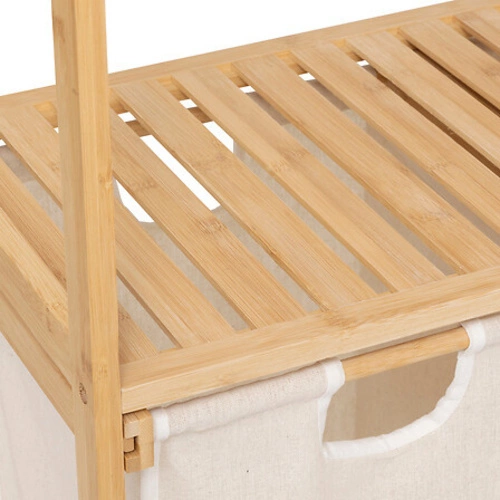 Regálová jednotka se 2 sáčky na prádlo Tidy Box bamboo