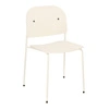 Židle Ravio moderní plastová bílo-krémová do jídelny a kuchyně