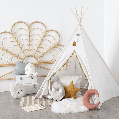 Dětský Týpí Tend krémové