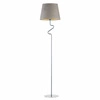 Podlahová lampa FOGO GOLD stříbrná šedá