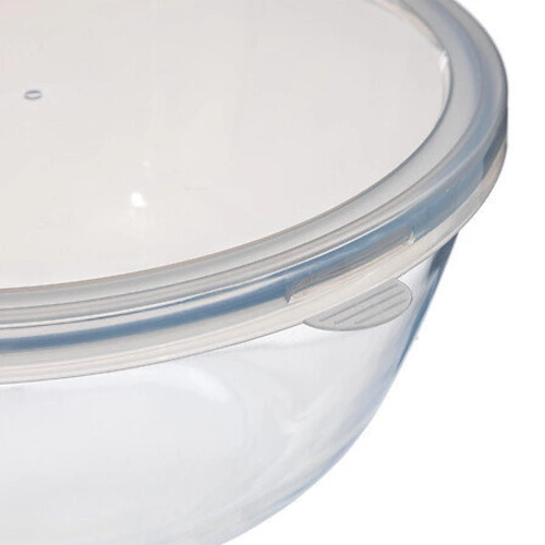 Mísa s víkem 27 cm skleněná