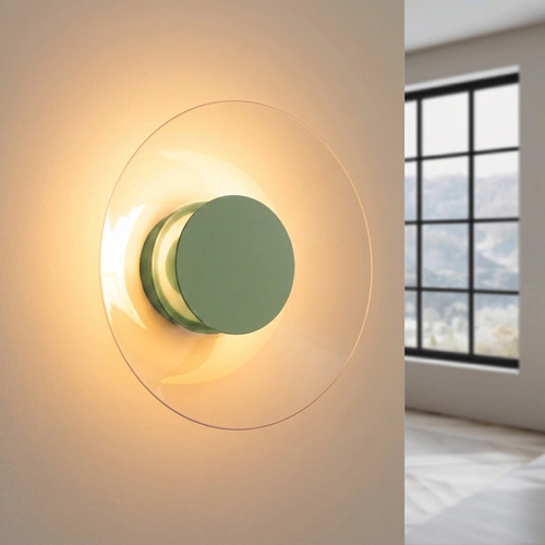Nástěnné LED svítidlo ASTRO olivové moderní do obývacího pokoje 28 cm