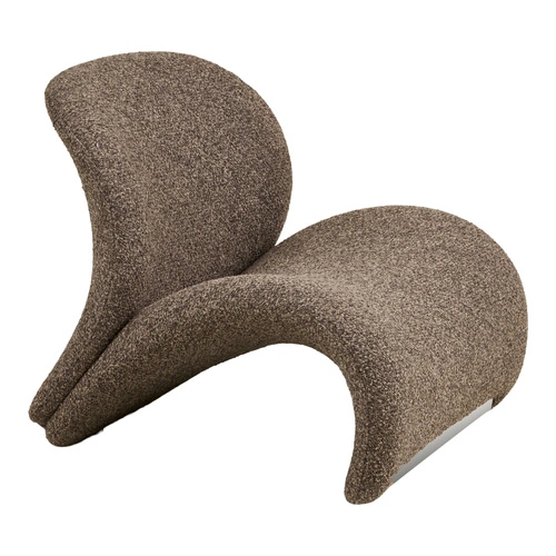 Křeslo kubečkové Sofia hnědé do obýváku House Nordic moderní